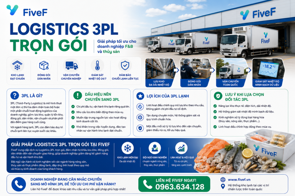 3PL là gì? Khi nào doanh nghiệp nên thuê ngoài kho vận lạnh