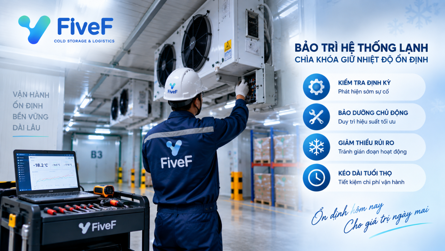 Bảo trì hệ thống lạnh công nghiệp: Tần suất và hạng mục cần kiểm tra